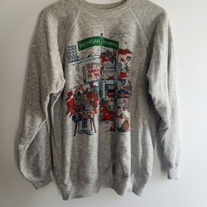 Unisex Large Detroit tigers vintage crewneck